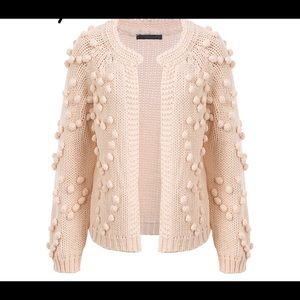 Hairball Cute Knitted Sweater color soft pink